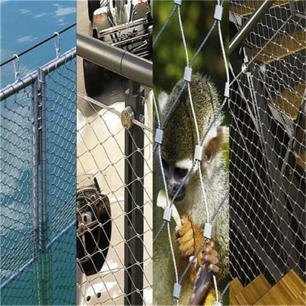Flexible and durable stainless steel zoo mesh
